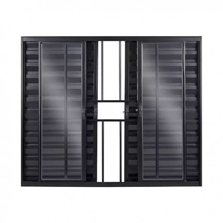 VENEZIANA 6F C/G 1,0X1,0 PRETO CMC