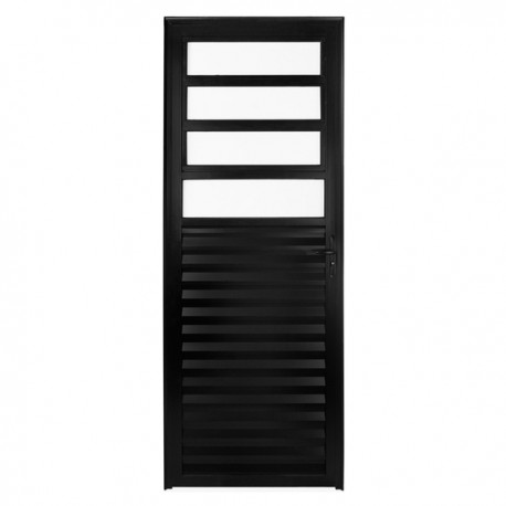 PORTA BASCULANTE PRETO 2,10X0,80 LADO ESQUERDO CMC