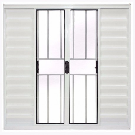 VENEZIANA 6 FOLHAS COM GRADE 1,00X1,00 BRANCO CMC