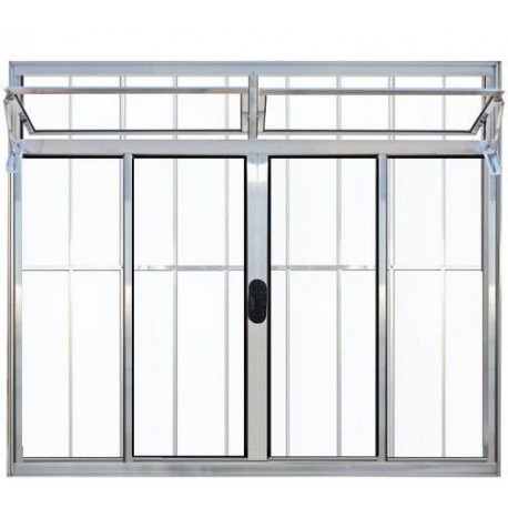 VITRO 4 FOLHAS COM BANDEIRA COM GRADE 1,20X1,20 BRILHANTE AJR