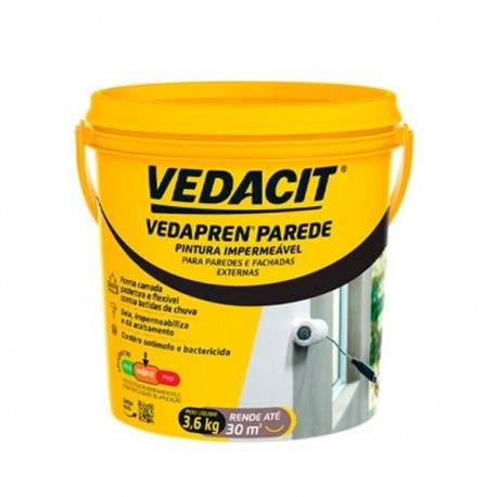Vedaprem Parede Branco 3,6 Kg Vedacit