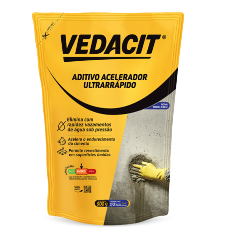 Aditivo Acelerador Ultrarrápido 900g Vedacit