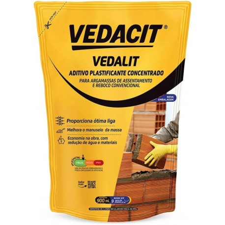 Vedalit Aditivo Plastificante Concentrado 900ML Otto