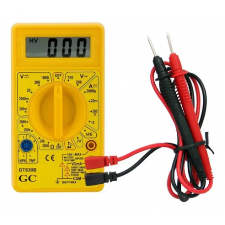MULTIMETRO DIGITAL DT830B GC