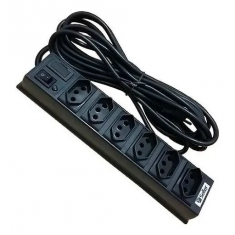 Filtro De Linha 6 Tomadas 1Mt Seller