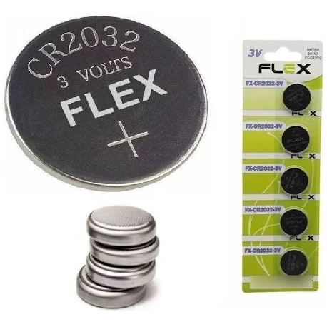 Bateria Moeda CR2032 3V FLEX