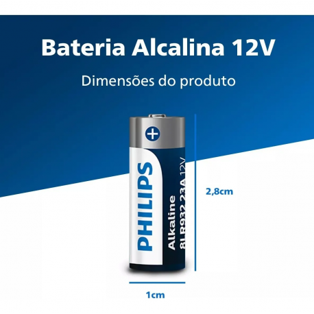 Bateria A23 Alcalina 12V PHILIPS