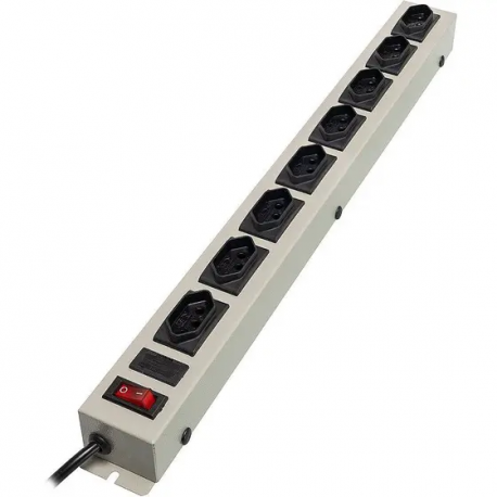 Filtro De Linha Metal 8 Tomadas 1Mt Seller