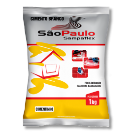 CIMENTO 1KG BRANCO SAMPAFLEX